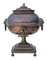 Antike Regency Samowar Tee-Urne aus Kupfer & Messing 8