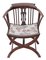 Chaise d'Appoint Antique Victorienne en Acajou 11