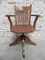 Oak Swivel Chair, 1950s, Image 1