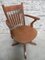 Oak Swivel Chair, 1950s, Image 11