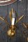 Hollywood Regency Gilt Metal Wall Lamps by Hans Kögl, 1960s, Set of 2, Image 4