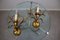 Hollywood Regency Gilt Metal Wall Lamps by Hans Kögl, 1960s, Set of 2, Image 2