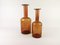 Vintage Glass Bottle Vases by Otto Breuer for Holmegaard, Set of 2 4