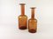 Vintage Glass Bottle Vases by Otto Breuer for Holmegaard, Set of 2, Image 4