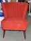 Red Cocktail Chair, 1950s 6