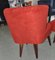Red Cocktail Chair, 1950s 5