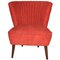 Red Cocktail Chair, 1950s, Image 1