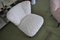 White Faux Fur Cocktail Chairs, Set of 2, Image 2