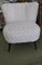 White Faux Fur Cocktail Chairs, Set of 2 7