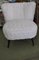 White Faux Fur Cocktail Chairs, Set of 2, Image 7