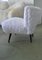 White Faux Fur Cocktail Chairs, Set of 2 8