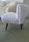 White Faux Fur Cocktail Chairs, Set of 2, Image 8