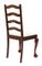 Vintage Mahogany Ladder Back Dining Chairs, Set of 8 2