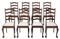 Vintage Mahogany Ladder Back Dining Chairs, Set of 8 1