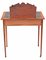 Antiker viktorianischer Schreibtisch aus Seidenholz mit Lederauflage 3