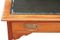 Antiker viktorianischer Schreibtisch aus Seidenholz mit Lederauflage 7