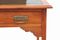 Antique Victorian Satinwood Leather Writing Table Desk, Image 6