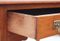 Antique Victorian Satinwood Leather Writing Table Desk 5