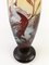 Art Nouveau Swedish Carved Glass Vase 6