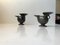 Hen Shaped Metal Vases by Just Andersen for Just, 1930s, Set of 2, Image 3