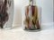 Vases Vintage en Verre Opalin par Michael Bang pour Holmegaard, Danemark, 1970s, Set de 2 2