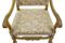 Antique Baroque Throne Armchairs, Set of 2 2