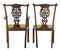 Antique Swedish Birch Chippendale Style Dining Chairs, Set of 8, Image 4