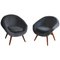 Vintage Velvet Chairs by Miroslav Navratil, 1950s, Set of 2 1