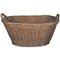 Rustic Wood Basket, 1940s, Image 1