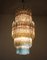 Large Multicolored Quadriedri Murano Glass Chandelier from Mazzega, 1984 10