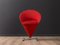 Roter Cone Chair von Verner Panton, 1950er 4