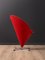 Silla Cone roja de Verner Panton, años 50, Imagen 2