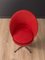 Roter Cone Chair von Verner Panton, 1950er 5