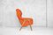 Mid-Century Elm Wing Master Chair by Thorbjörn Afdal for Bruksbo, 1960s, Image 4