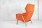 Mid-Century Elm Wing Master Chair by Thorbjörn Afdal for Bruksbo, 1960s, Image 10