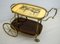 Mid-Century Mahogany and Brass Bar Trolley, 1950s, Image 4