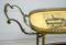 Mid-Century Mahogany and Brass Bar Trolley, 1950s 9