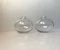 Meteor Glass Vases by Michael E. Bang for Holmegaard, 1970s, Set of 2 1