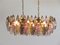 Multicolored Murano Glass Chandelier from Mazzega, 1978, Image 6