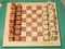 Red and White Travertine Chess Game by Angello Mangiarotti, 1950s 1