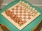 Juego de ajedrez de travertino rojo y blanco de Angello Mangiarotti, años 50, Imagen 2