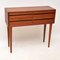 Danish Teak Side Table with Drawers, 1960s 4