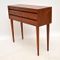 Danish Teak Side Table with Drawers, 1960s, Image 7