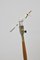 Lámpara de pie italiana de latón con detalles de haya, años 40, Imagen 8