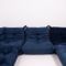Togo Blue Modular Sofa Set by Michel Ducaroy for Ligne Roset, 1970s 6