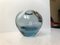 Hellblaue Vintage Ball Vase von Per Lütken für Holmegaard, 1960er 2