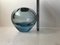 Hellblaue Vintage Ball Vase von Per Lütken für Holmegaard, 1960er 4