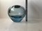 Vase Ball Vintage Bleu Clair par Per Lütken pour Holmegaard, 1960s 4