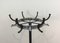 Black Lacquered and Chrome Coat Rack by Jacnet Adnet, 1950s 6