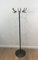 Black Lacquered and Chrome Coat Rack by Jacnet Adnet, 1950s, Image 5